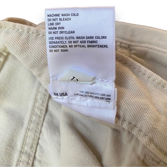 UNIQLO Cream Wide Leg Raw Hem Cropped Jeans | Size 25 - Picture 11 of 12